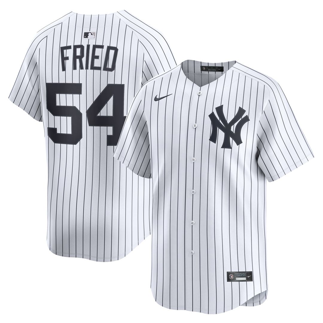 New York Yankees Max Fried Gray Road Limited Baseball Jersey | MLB Baseball Jersey