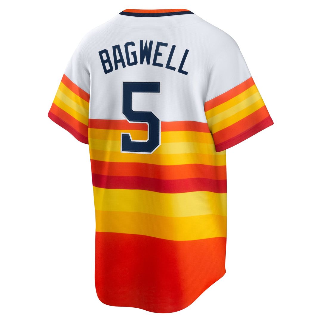 Houston Astros Jeff Bagwell White Home Cooperstown Collection Baseball Jersey | MLB Baseball Jersey