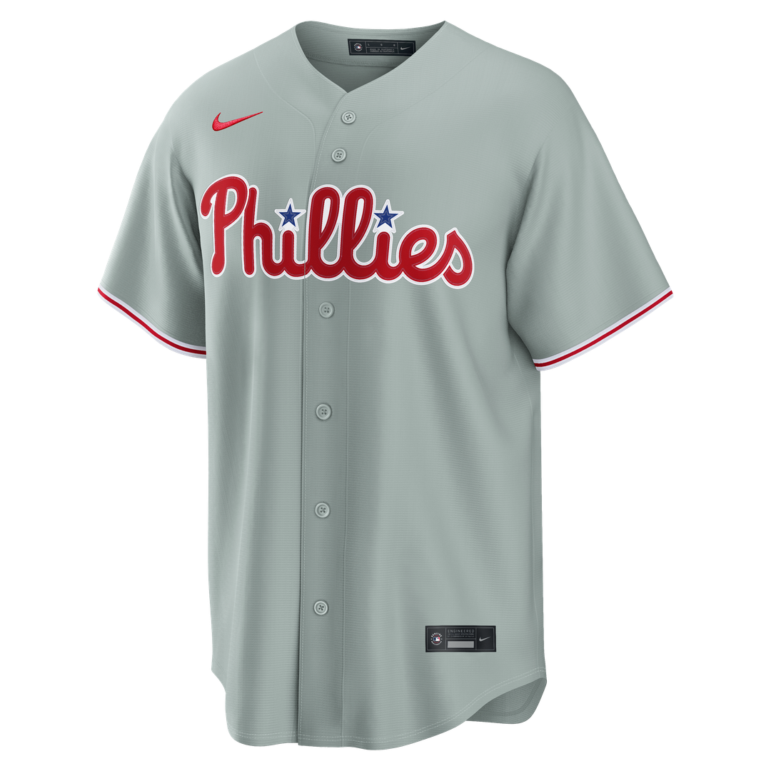 Philadelphia Phillies Bryce Harper Gray Road Replica Baseball Jersey | MLB Baseball Jersey