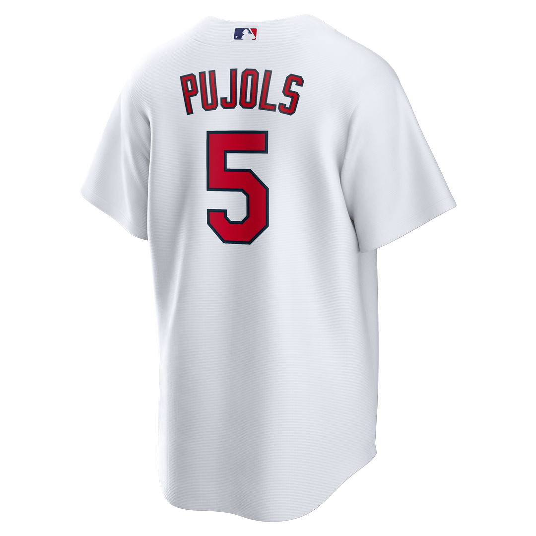 St. Louis Cardinals Albert Pujols White Home Retired Player Replica Baseball Jersey | MLB Baseball Jersey