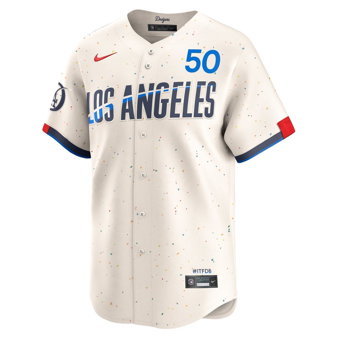 Los Angeles Dodgers Mookie Betts Cream City Connect Limited Baseball Jersey | MLB Baseball Jersey