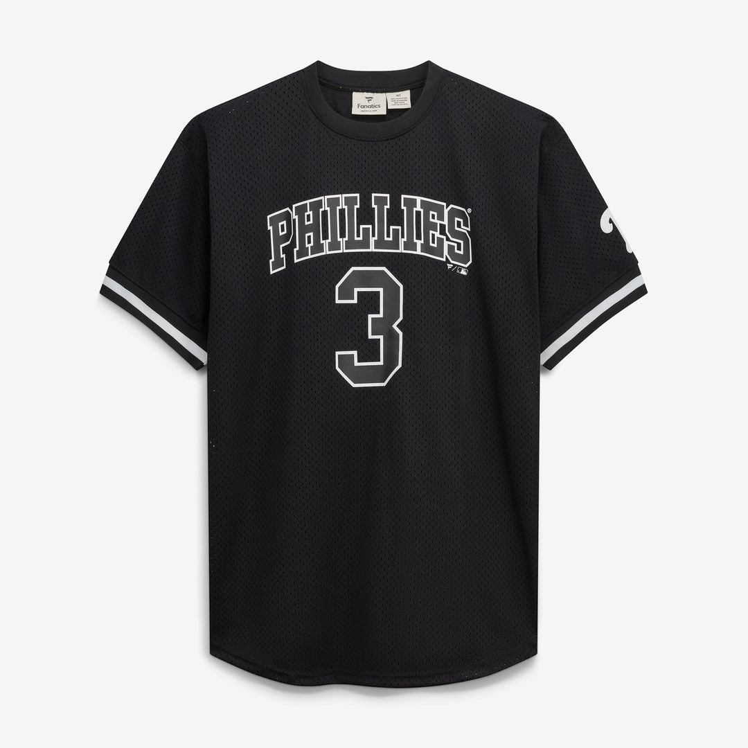 Philadelphia Phillies Bryce Harper Black/White Big & Tall Heavyweight Mesh Baseball Jersey | MLB Baseball Jersey