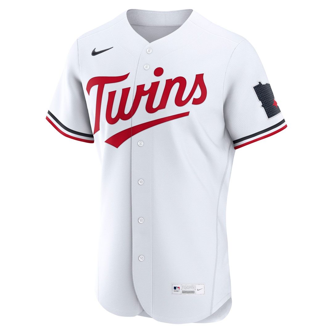 Minnesota Twins White Home Authentic Baseball Jersey | MLB Baseball Jersey