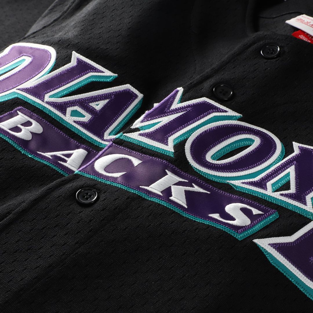 Arizona Diamondbacks Randy Johnson Black Big & Tall Cooperstown Mesh Batting Practice Baseball Jersey | MLB Baseball Jersey
