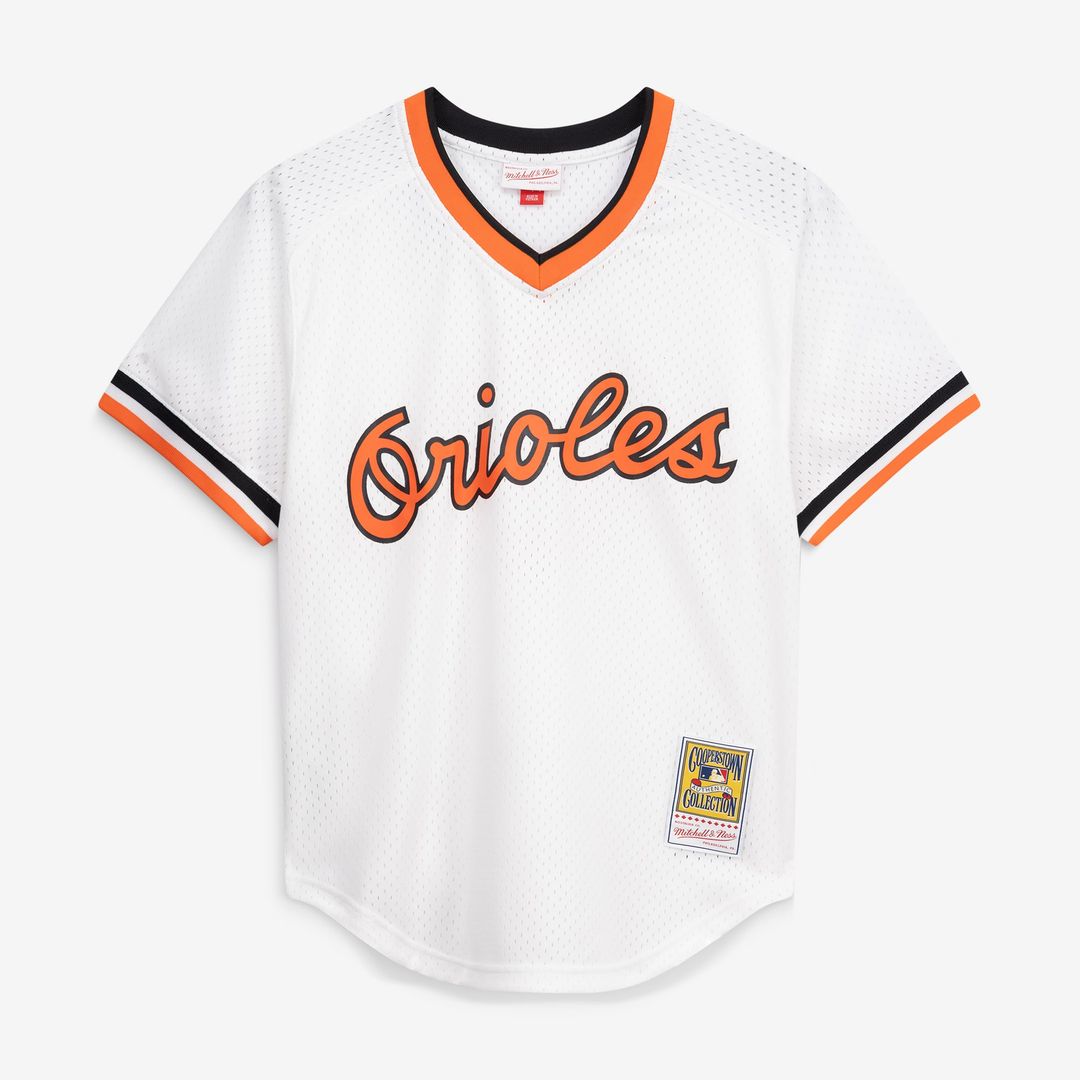Baltimore Orioles Cal Ripken Jr. Orange Authentic Batting Practice Baseball Jersey | MLB Baseball Jersey