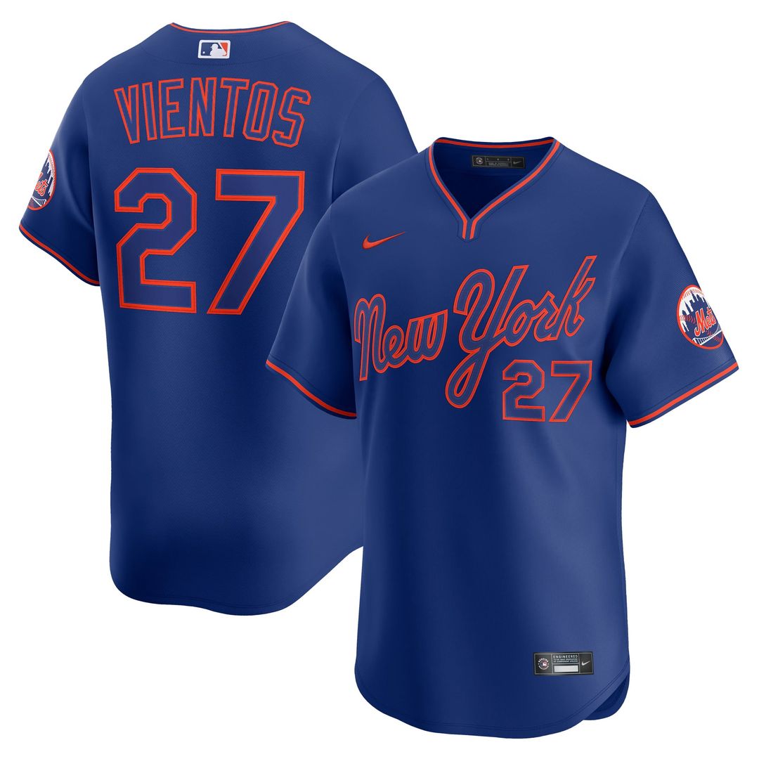 New York Mets Mark Vientos Royal Alternate Limited Baseball Jersey