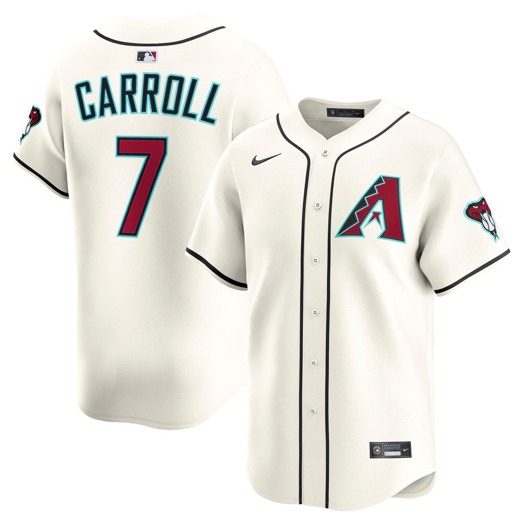 Arizona Diamondbacks Corbin Carroll Cream Home Limited Baseball Jersey