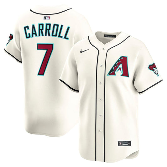Arizona Diamondbacks Corbin Carroll Cream Home Limited Baseball Jersey