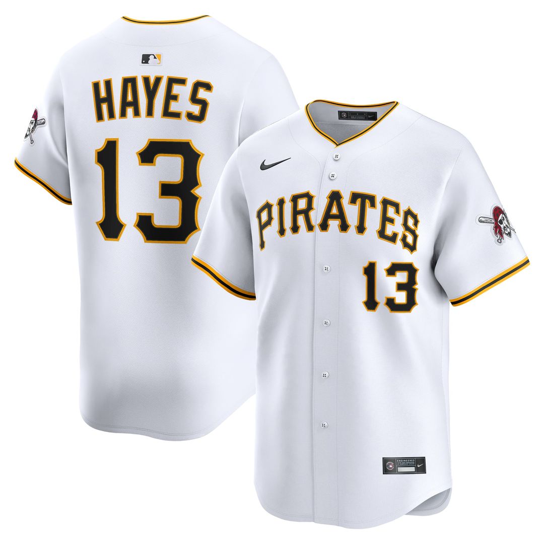 Pittsburgh Pirates Ke'Bryan Hayes White Home Limited Baseball Jersey