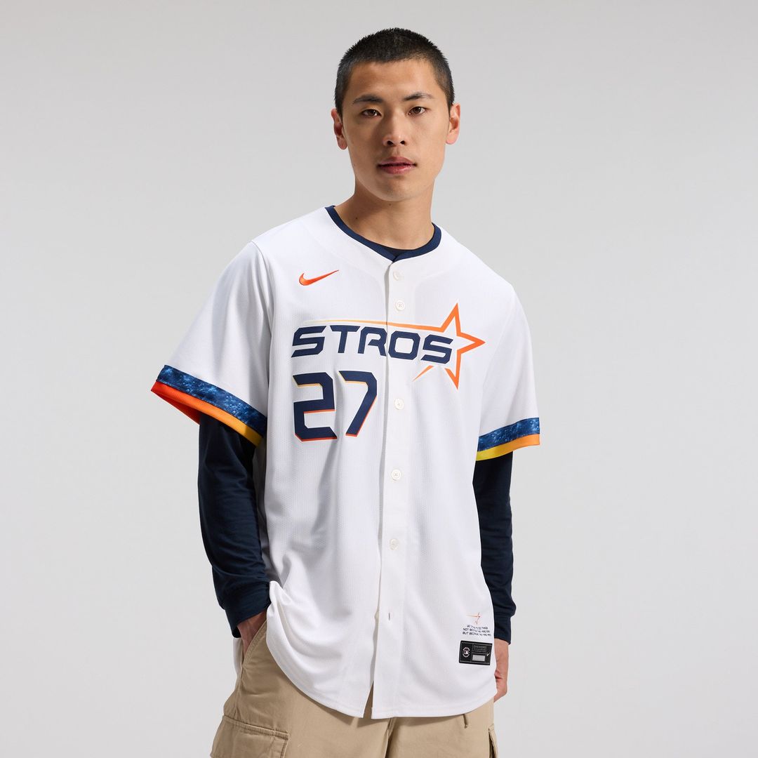 Houston Astros Jose Altuve White 2025 City Connect Limited Baseball Jersey | MLB Baseball Jersey