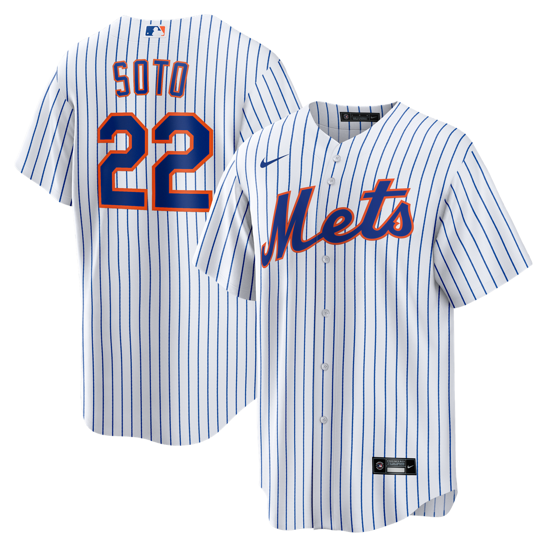New York Mets White Home Replica Baseball Jersey