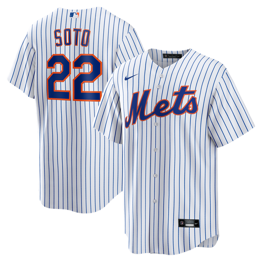 New York Mets White Home Replica Baseball Jersey