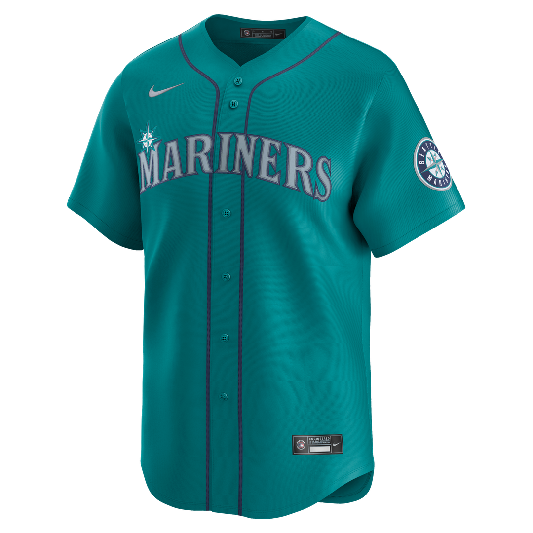 Seattle Mariners Cal Raleigh Teal Alternate Limited Baseball Jersey | MLB Baseball Jersey