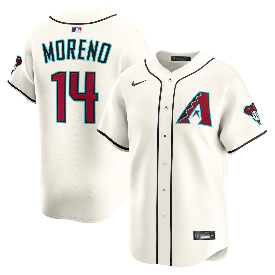 Arizona Diamondbacks Gabriel Moreno Cream Home Limited Baseball Jersey