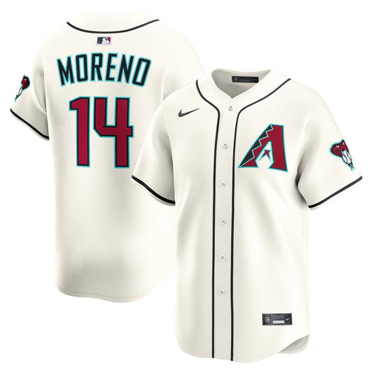 Arizona Diamondbacks Gabriel Moreno Cream Home Limited Baseball Jersey
