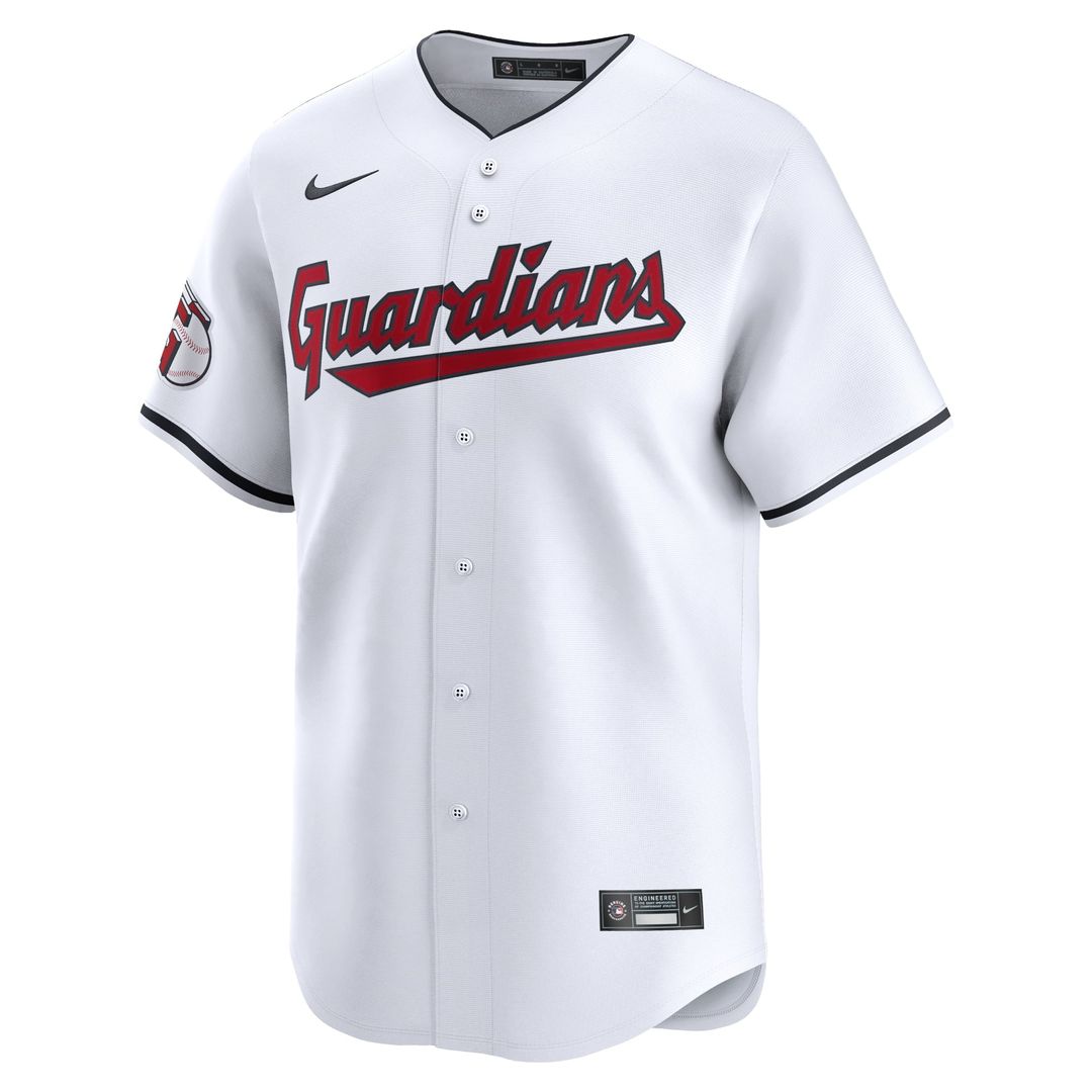 Cleveland Guardians David Fry White Home Limited Baseball Jersey | MLB Baseball Jersey