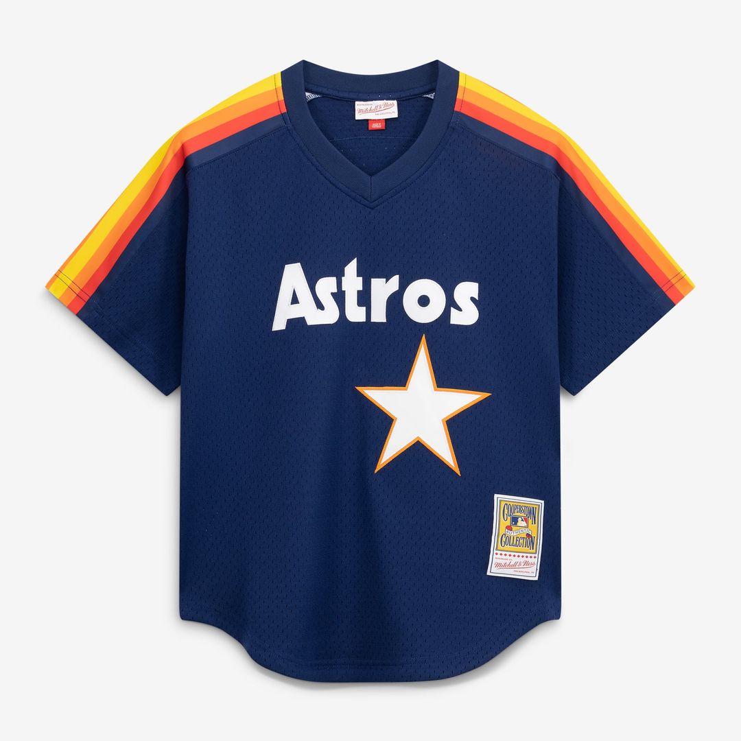 Houston Astros Craig Biggio Navy Authentic Batting Practice Baseball Jersey | MLB Baseball Jersey