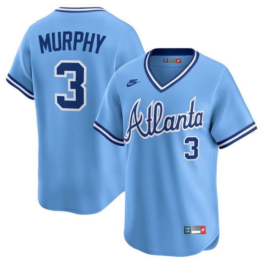Atlanta Braves Dale Murphy Light Blue Throwback Cooperstown Collection Limited Baseball Jersey