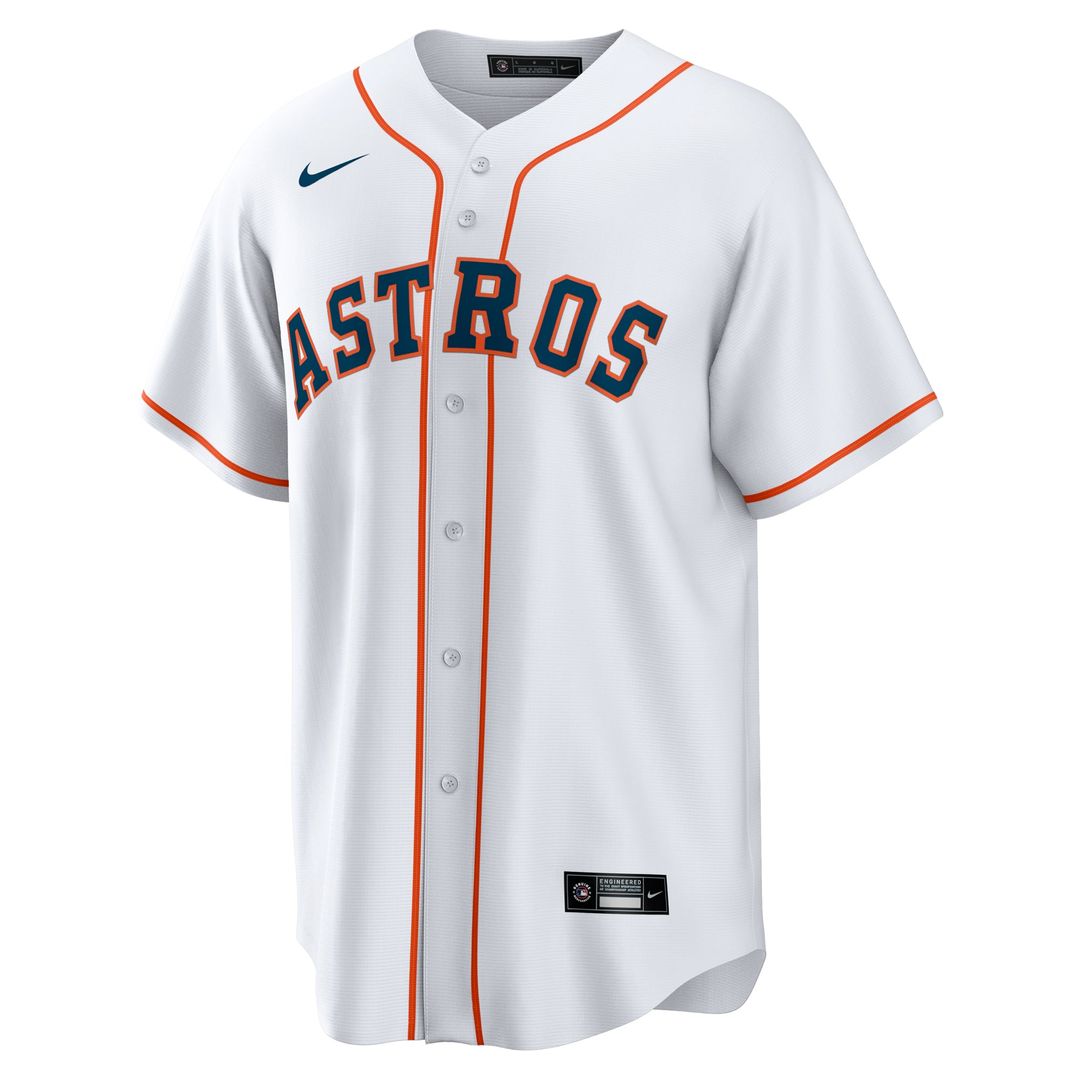 Houston Astros Jeremy Peña White Home Replica Baseball Jersey | MLB Baseball Jersey