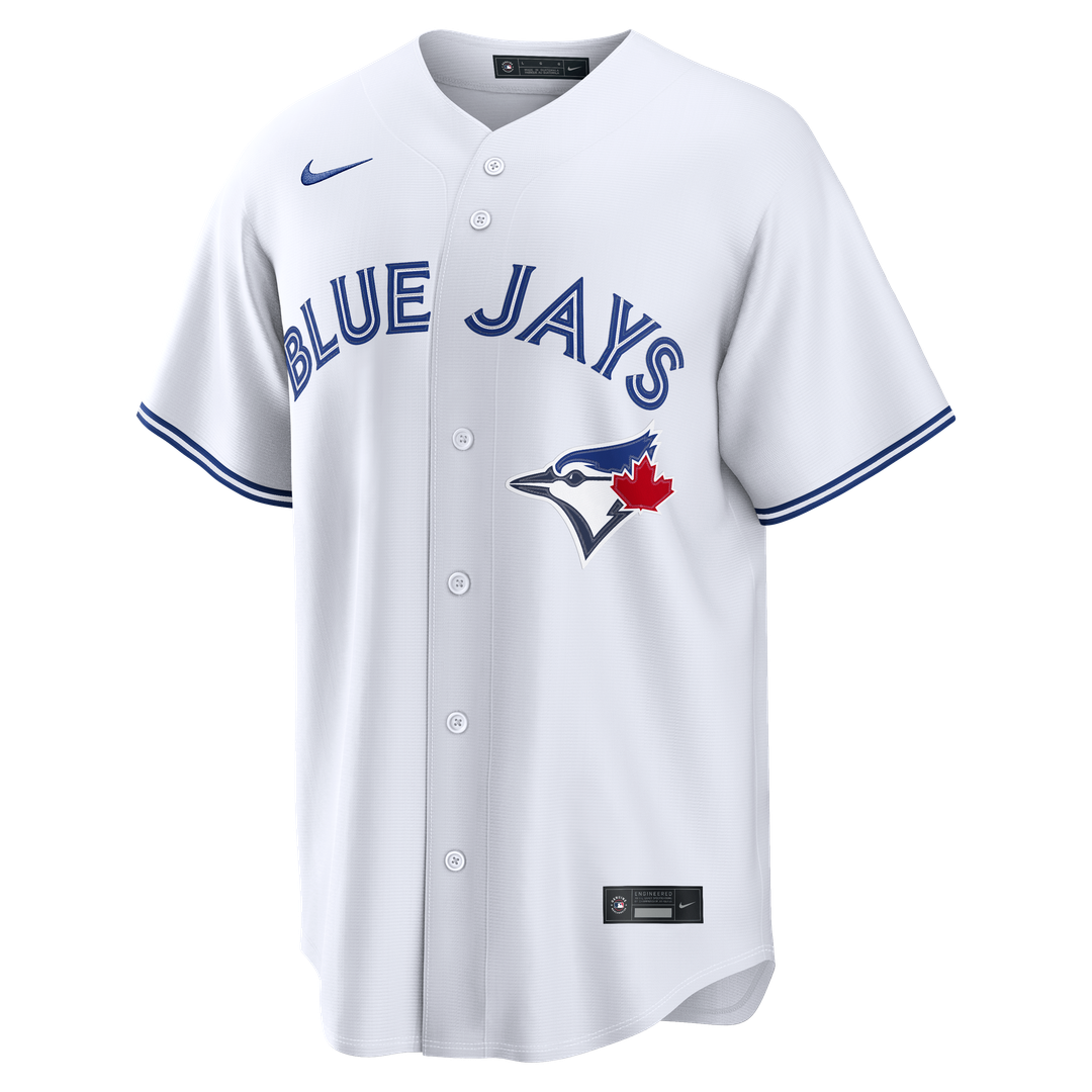 Toronto Blue Jays Shane Bieber White Home Replica Baseball Jersey | MLB Baseball Jersey