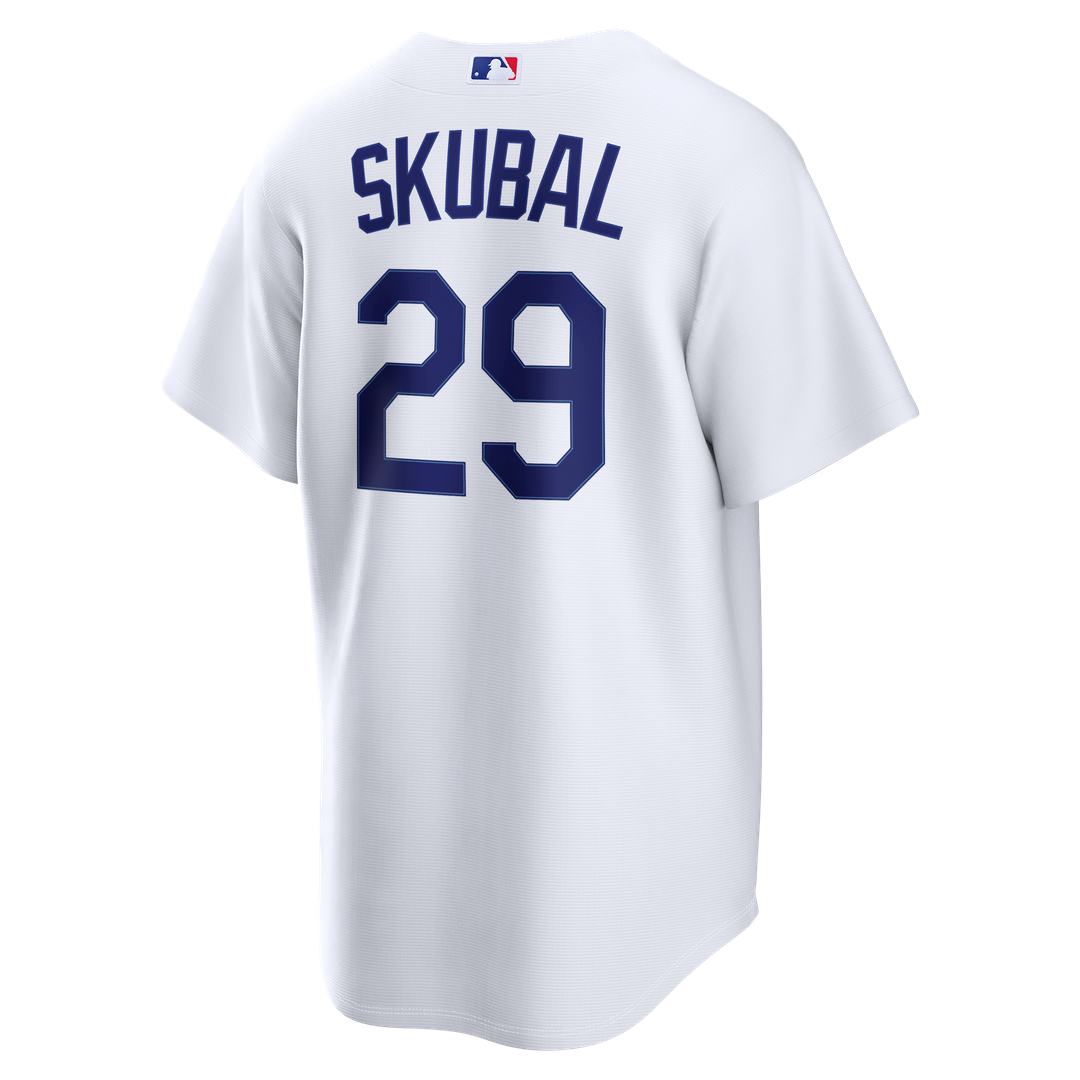 Los Angeles Dodgers Tarik Skubal White Home Replica Baseball Jersey | MLB Baseball Jersey