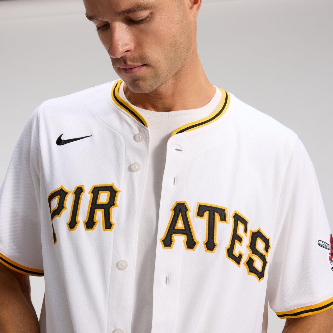 Pittsburgh Pirates White Home Limited Baseball Jersey | MLB Baseball Jersey