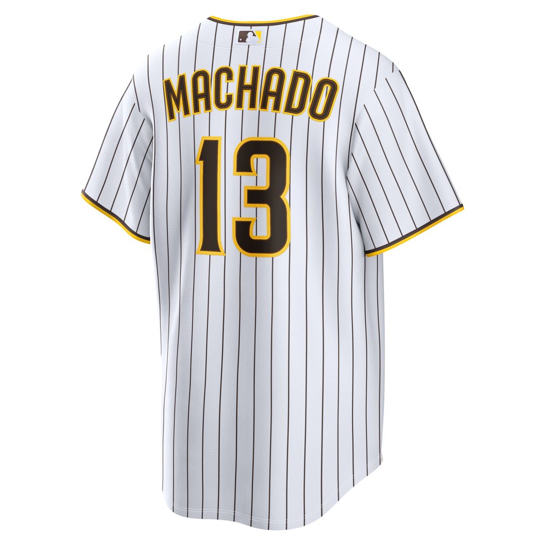 San Diego Padres Manny Machado White Home Replica Baseball Jersey | MLB Baseball Jersey