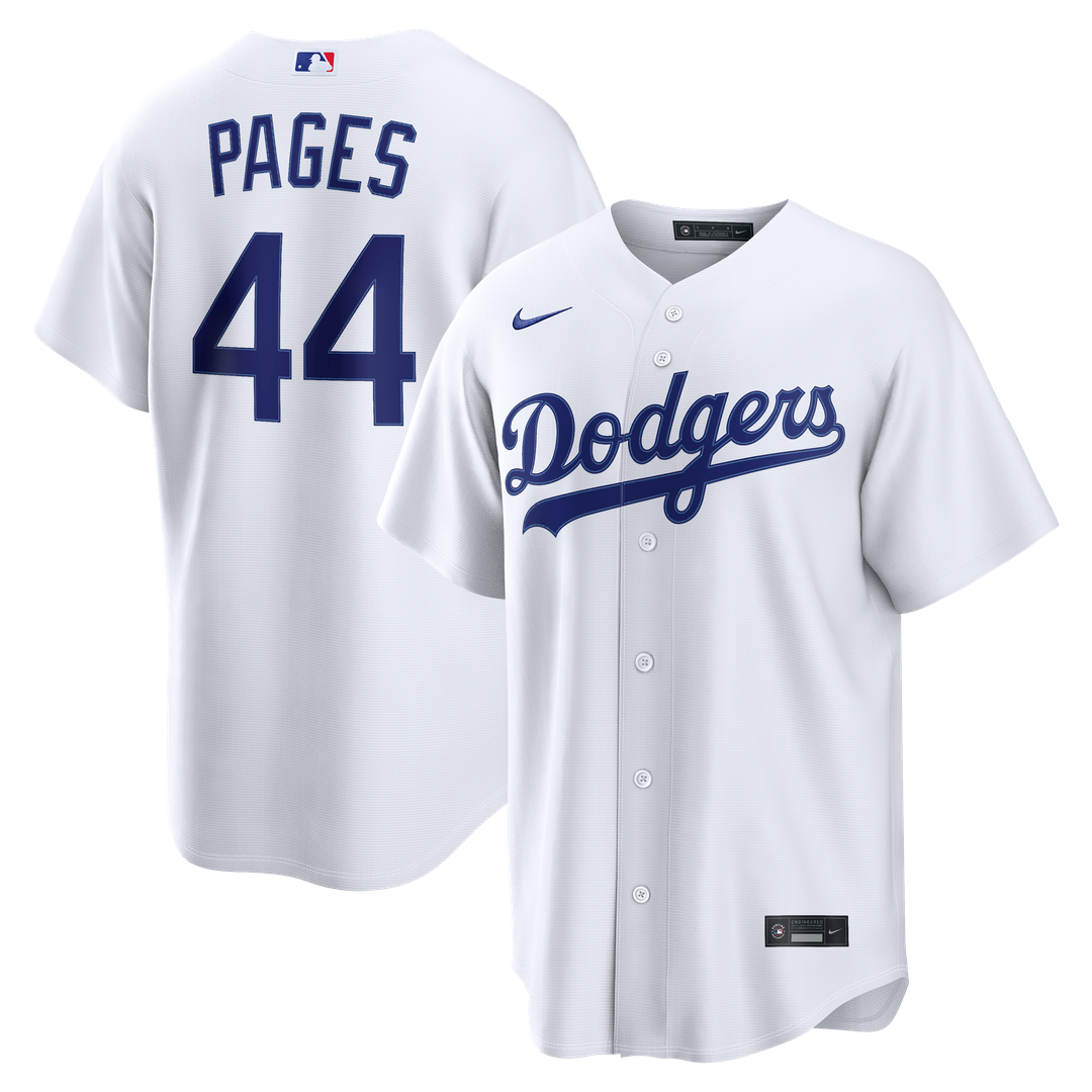 Los Angeles Dodgers Andy Pages White Home Replica Baseball Jersey