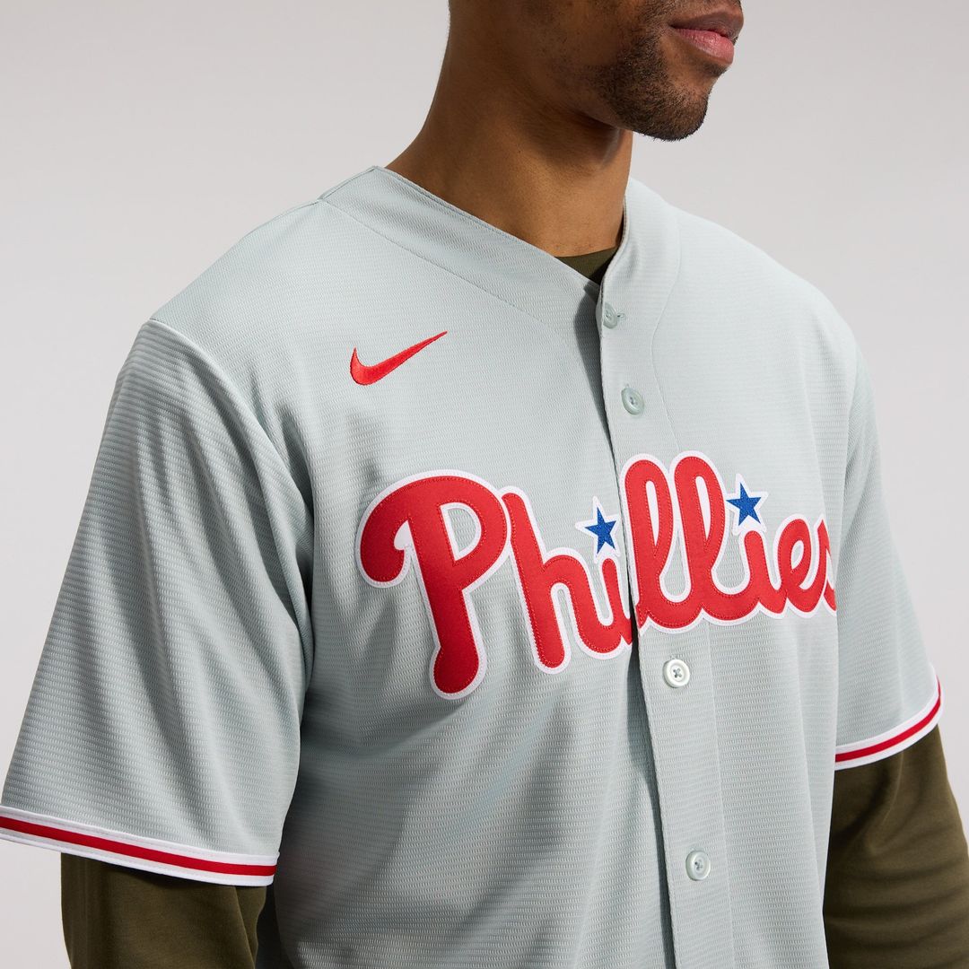 Philadelphia Phillies Bryce Harper Gray Road Replica Baseball Jersey | MLB Baseball Jersey