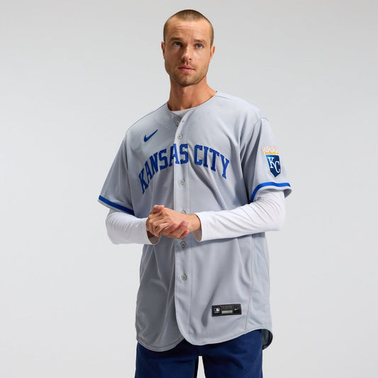 Kansas City Royals Gray 2022 Road Authentic Baseball Jersey