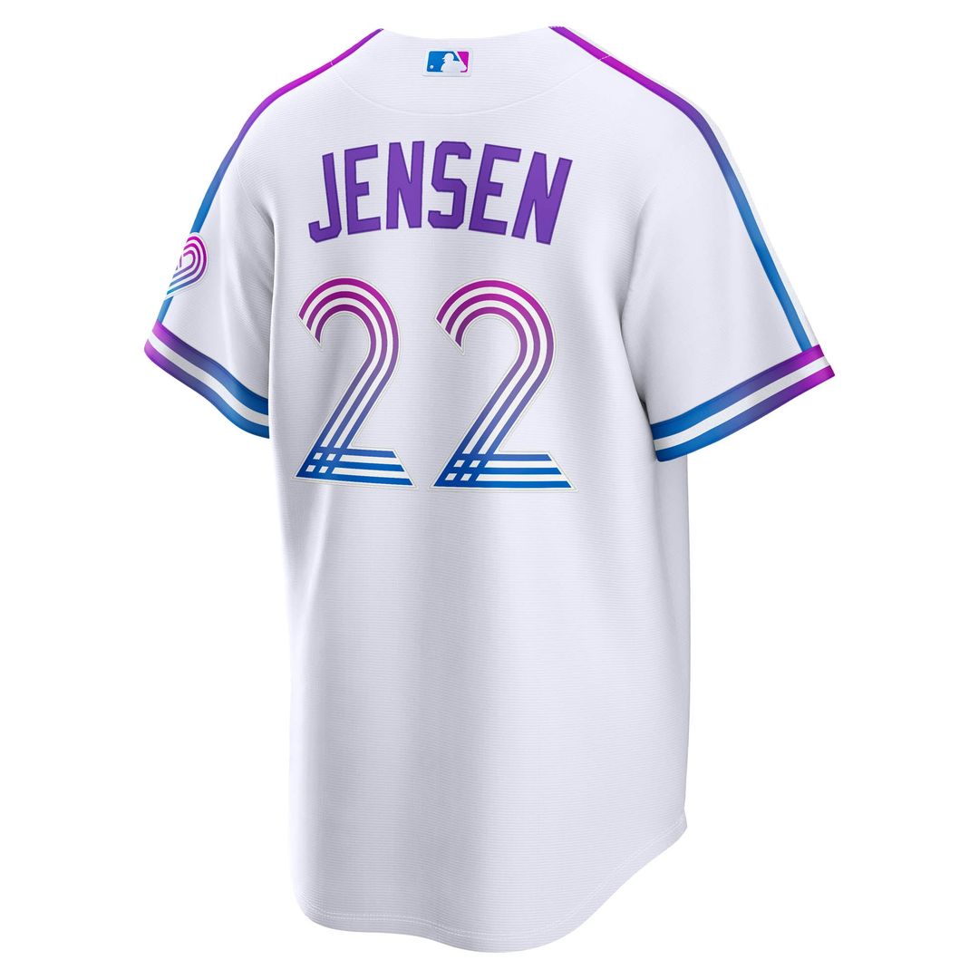Kansas City Royals Carter Jensen White 2026 City Connect Stadium Baseball Jersey | MLB Baseball Jersey