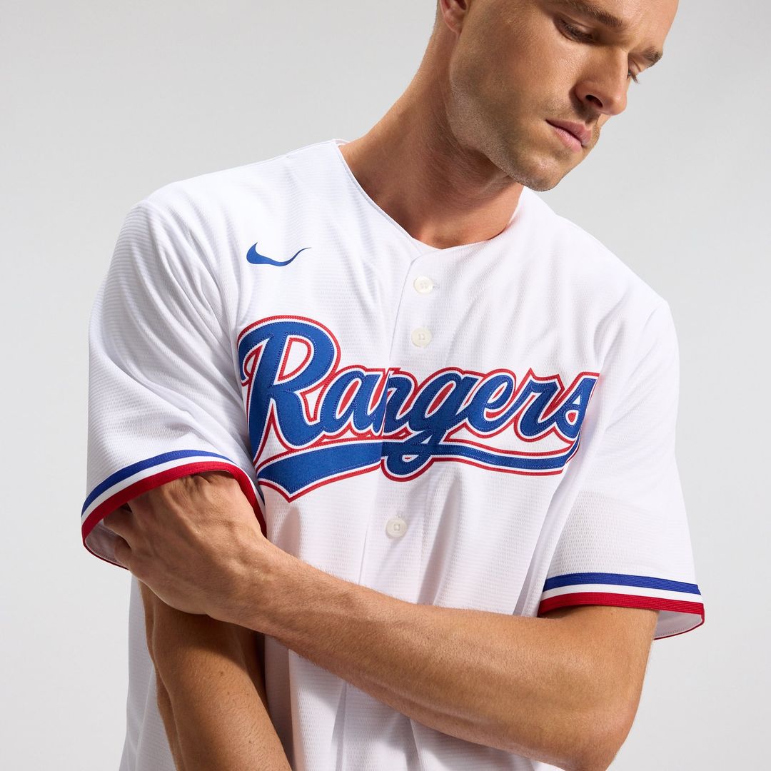 Texas Rangers White Home Replica Team Baseball Jersey | MLB Baseball Jersey