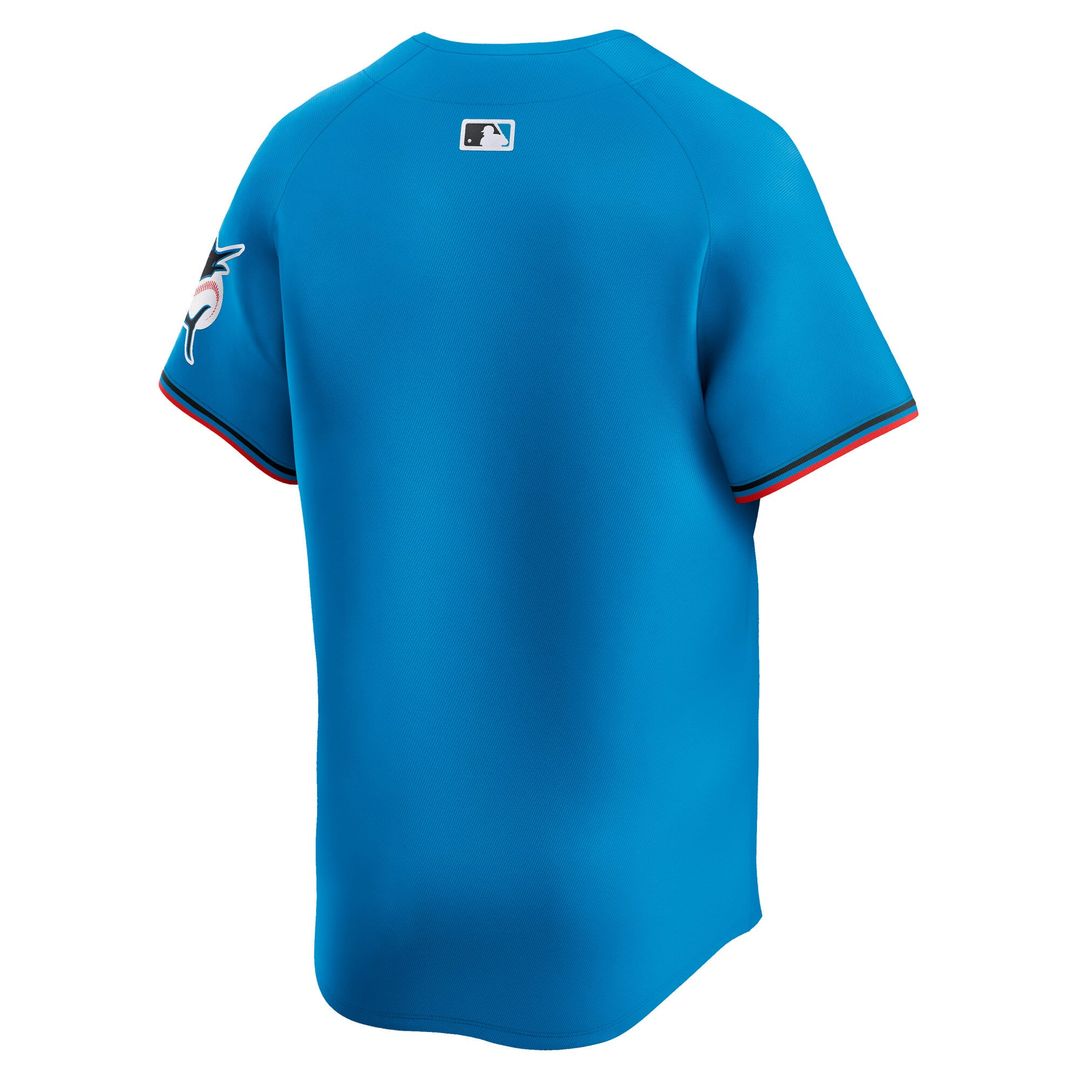 Miami Marlins Blue Limited Baseball Jersey | MLB Baseball Jersey
