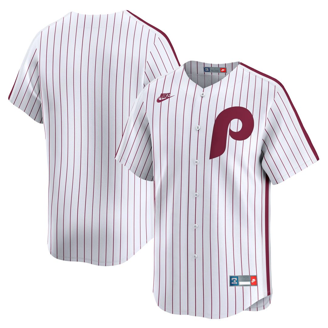Philadelphia Phillies White Cooperstown Collection Limited Baseball Jersey