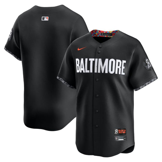 Baltimore Orioles Black City Connect Limited Baseball Jersey