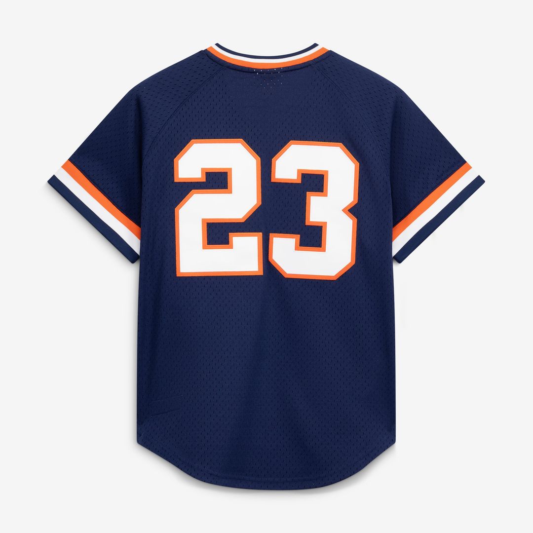 Detroit Tigers Kirk Gibson Navy Authentic Batting Practice Baseball Jersey | MLB Baseball Jersey