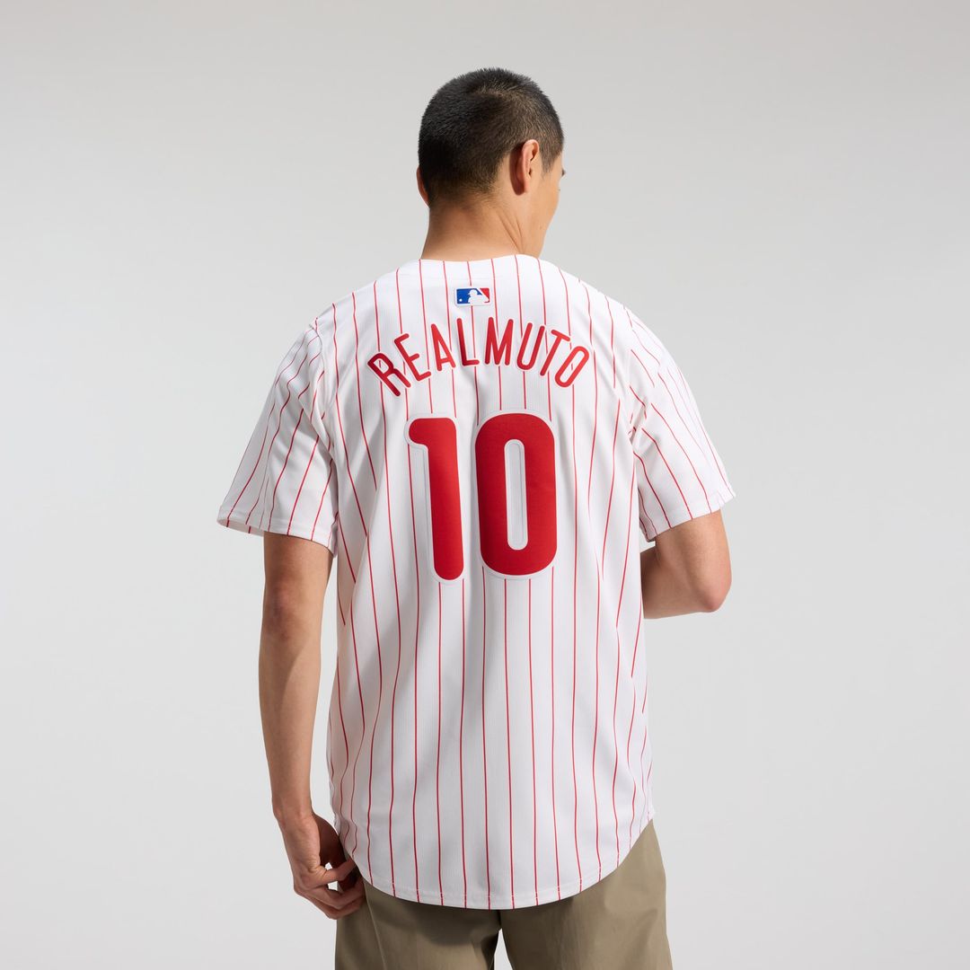 Philadelphia Phillies J.T. Realmuto White Home Limited Baseball Jersey | MLB Baseball Jersey