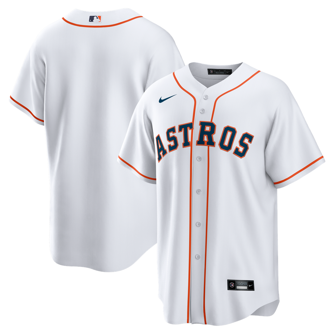 Houston Astros White Home Big & Tall Replica Baseball Jersey