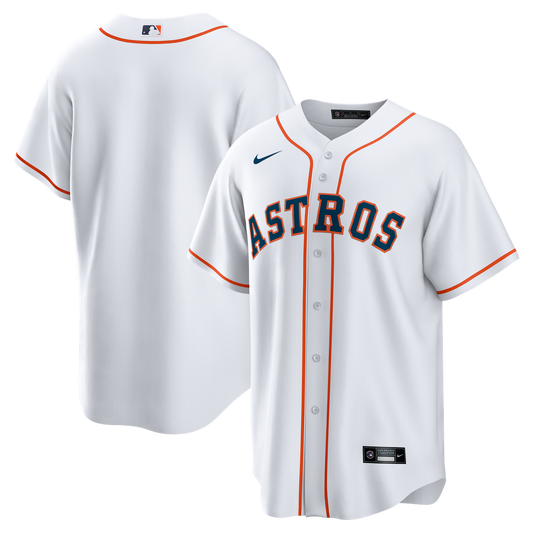 Houston Astros White Home Big & Tall Replica Baseball Jersey