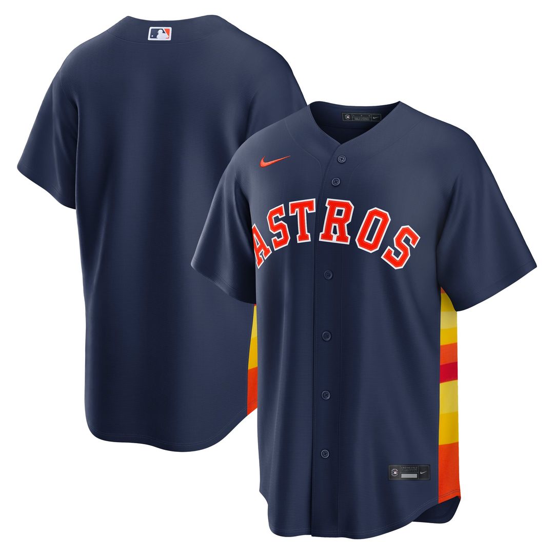 Houston Astros White Home Replica Baseball Jersey | MLB Baseball Jersey