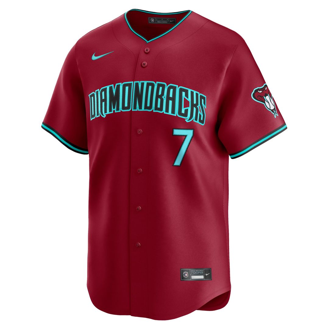 Arizona Diamondbacks Corbin Carroll Black Alternate Limited Baseball Jersey | MLB Baseball Jersey