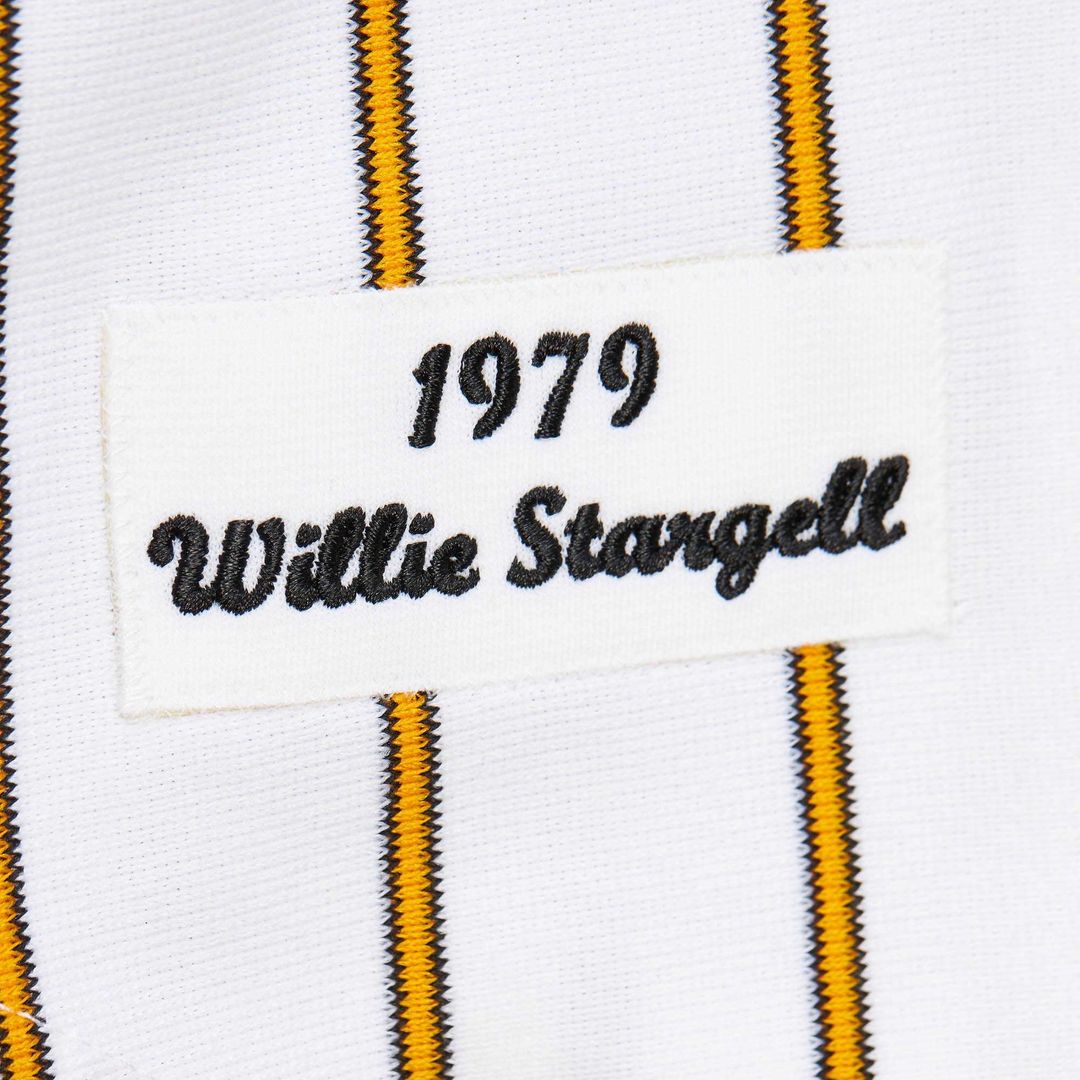 Pittsburgh Pirates Willie Stargell White Cooperstown Collection 1979 Authentic Baseball Jersey | MLB Baseball Jersey