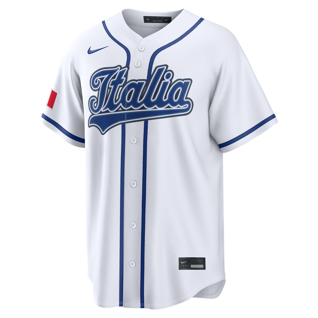 Italy Baseball Vinnie Pasquantino White 2026 World Baseball Classic Home Stadium Baseball Jersey | MLB Baseball Jersey