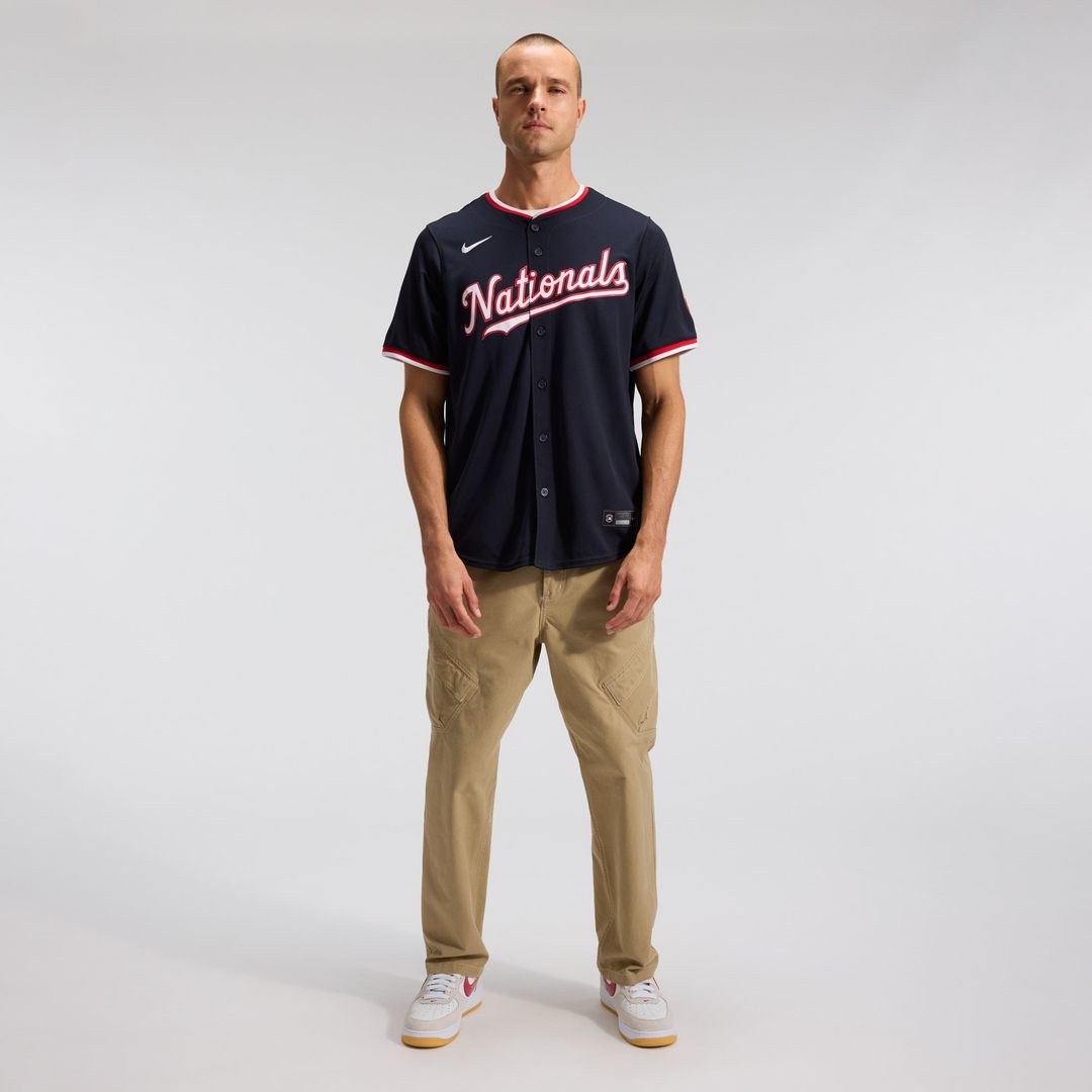 Washington Nationals James Wood Navy Alternate Limited Baseball Jersey | MLB Baseball Jersey