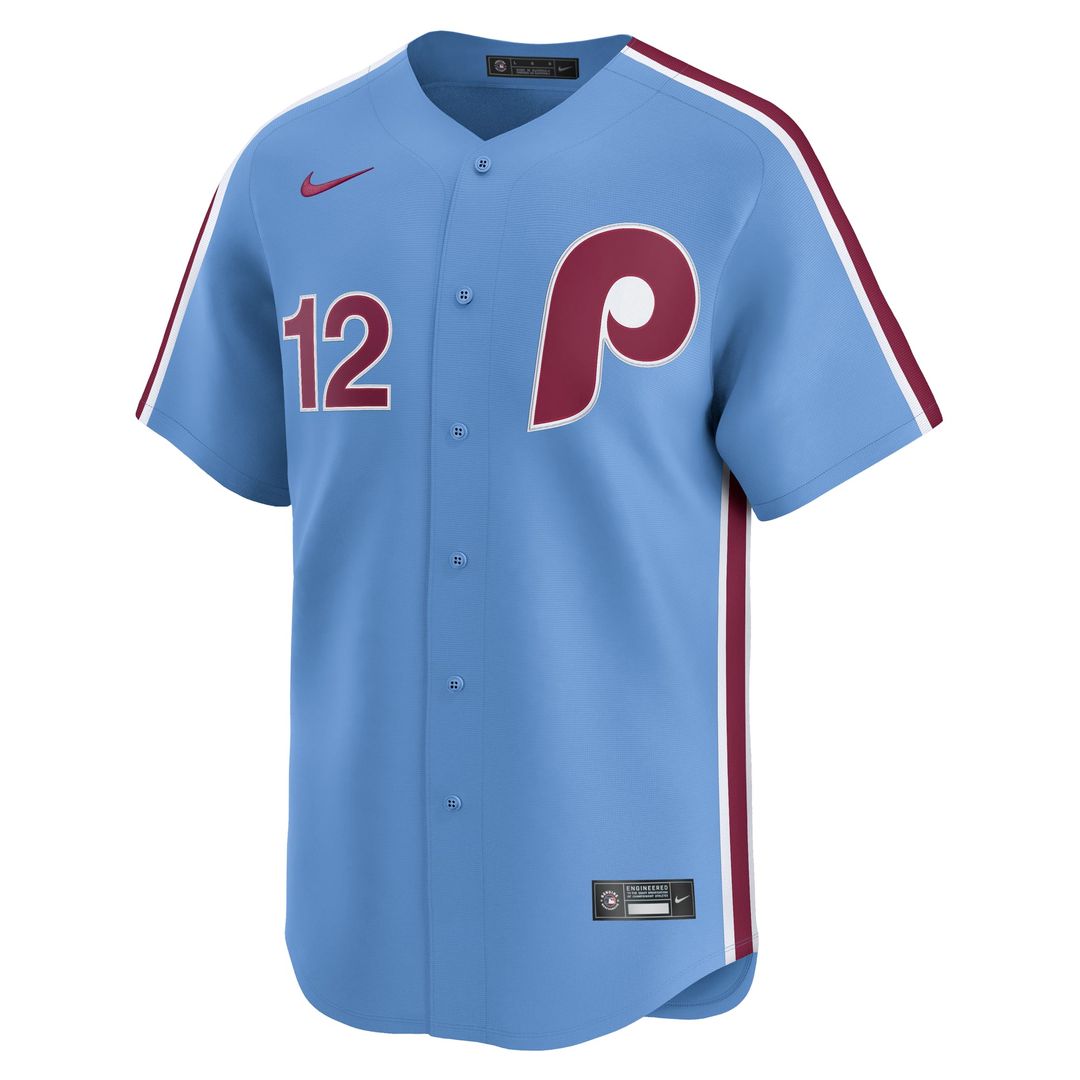 Philadelphia Phillies Kyle Schwarber White Home Limited Baseball Jersey | MLB Baseball Jersey
