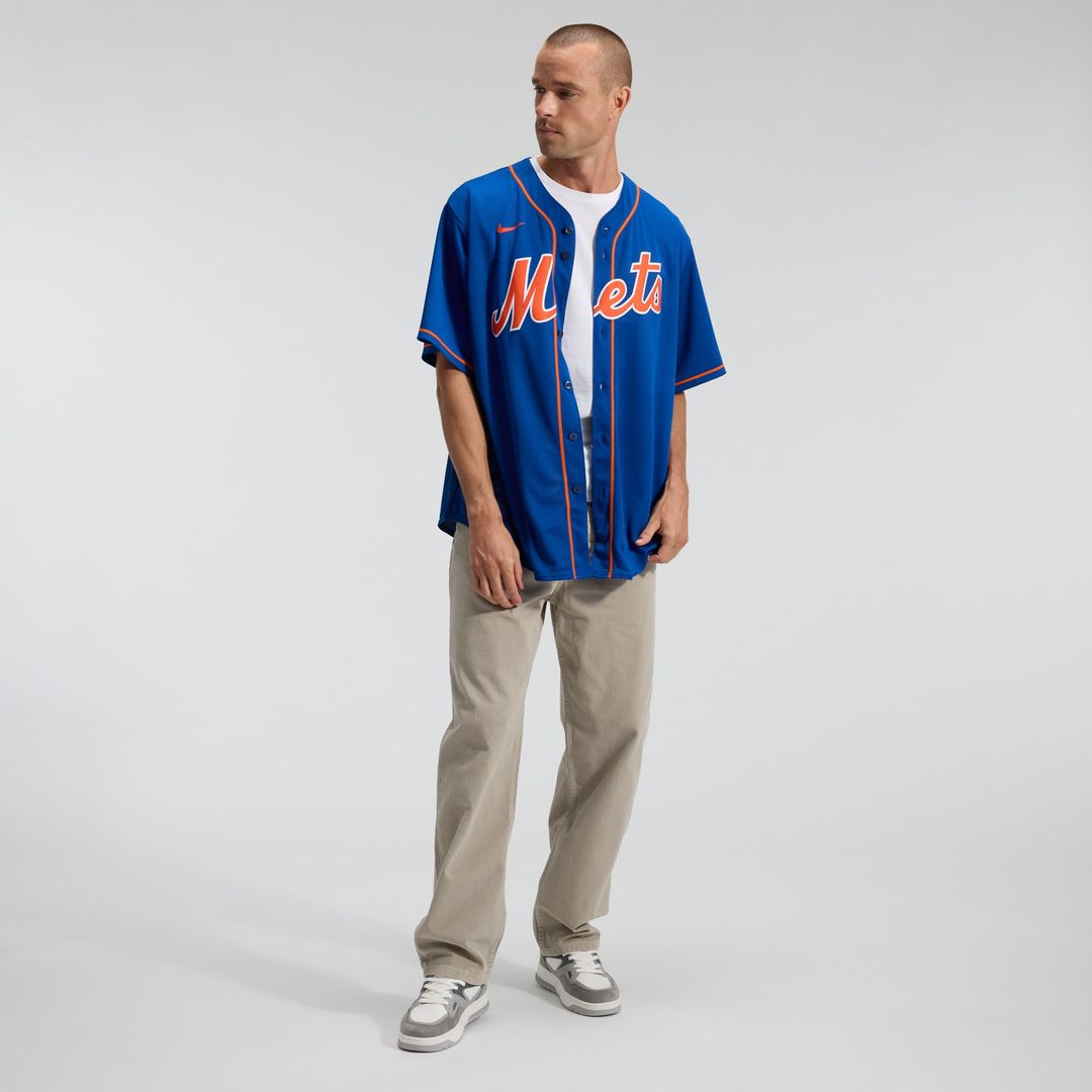 New York Mets Francisco Lindor Royal Alternate Replica Baseball Jersey | MLB Baseball Jersey