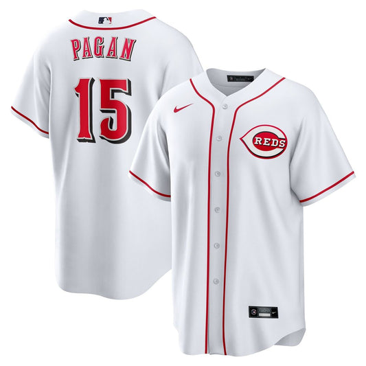 Cincinnati Reds Emilio Pagán White Home Replica Baseball Jersey