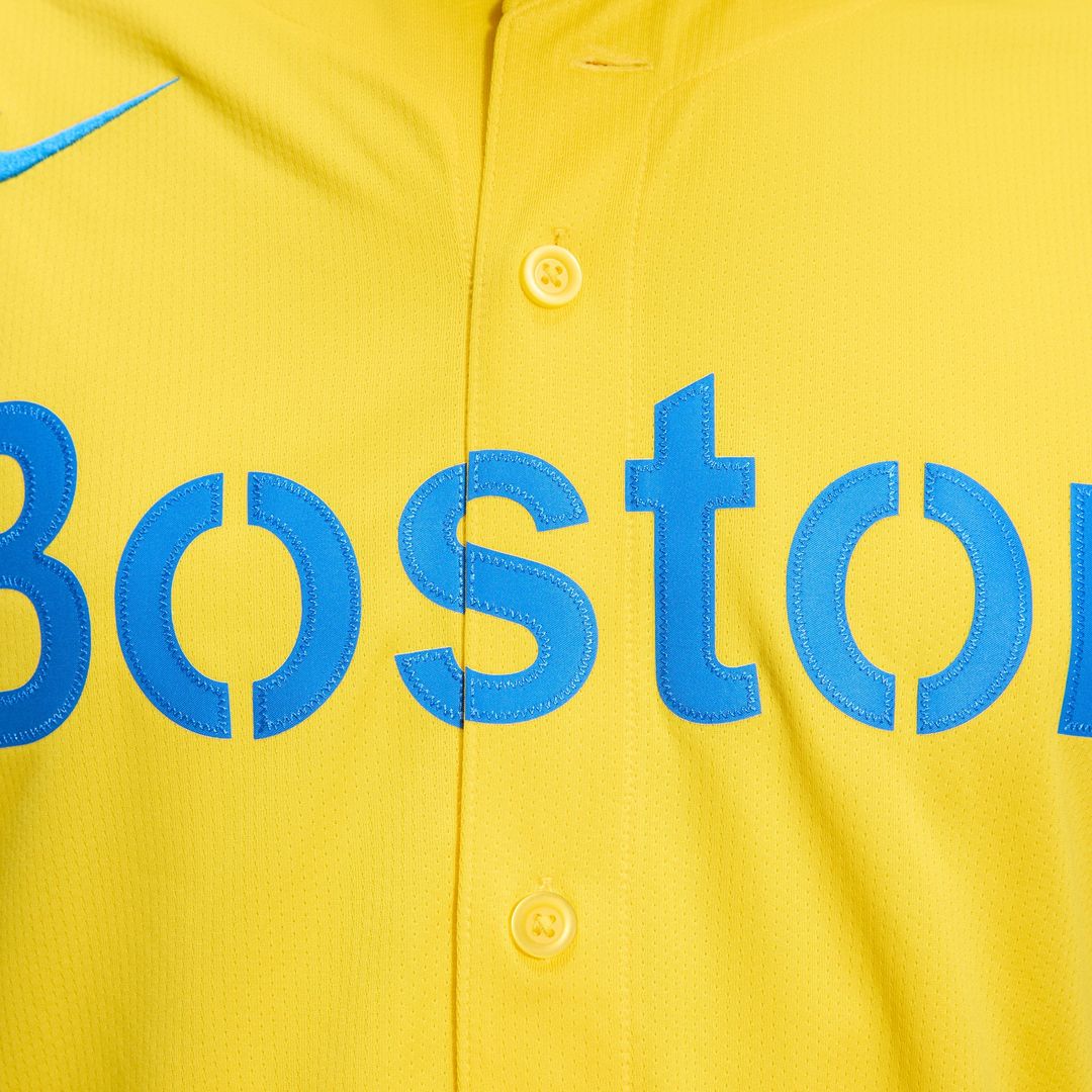 Boston Red Sox Gold City Connect Limited Baseball Jersey | MLB Baseball Jersey