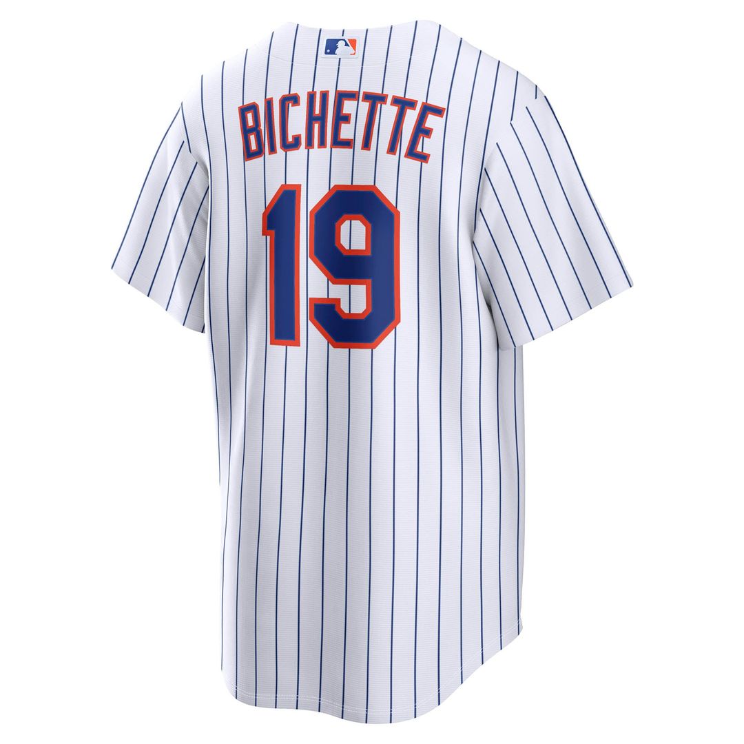 New York Mets Bo Bichette White Home Replica Baseball Jersey | MLB Baseball Jersey