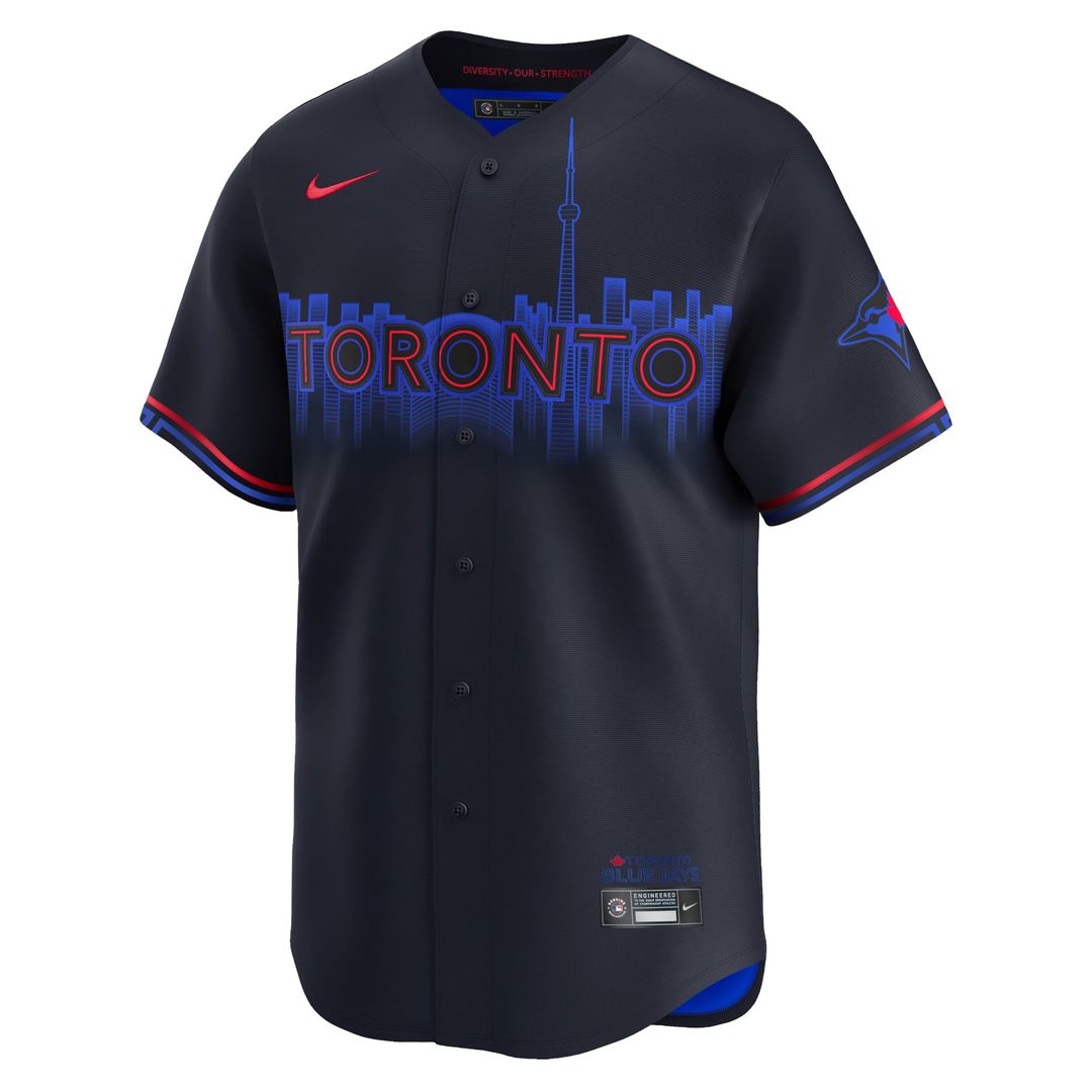 Toronto Blue Jays Navy 2024 City Connect Limited Baseball Jersey | MLB Baseball Jersey